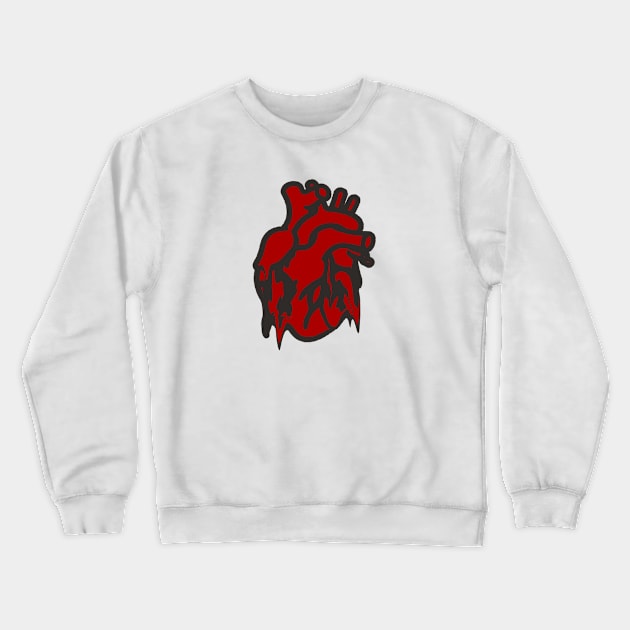 Melting Crewneck Sweatshirt by kmtnewsman